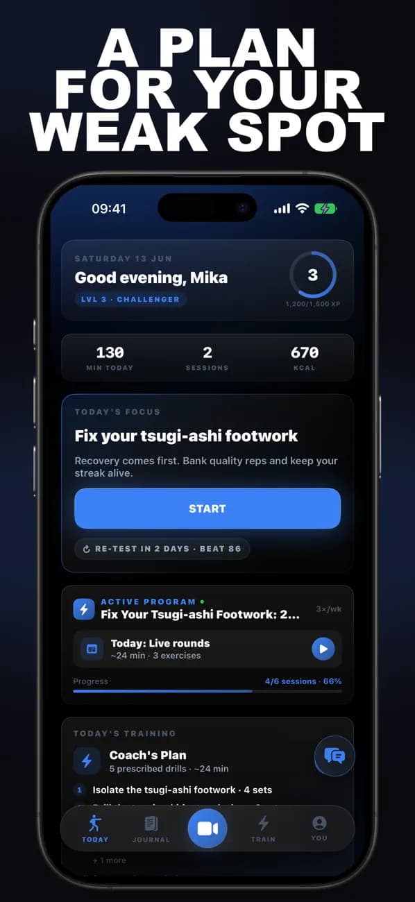 Judo AI: Dojo Partner app screen 2
