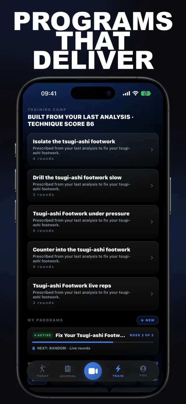 Judo AI: Dojo Partner app screen 4